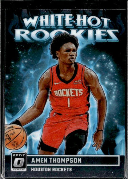 2023-24 Donruss Optic #9 Amen Thompson #9 White Hot Rookies