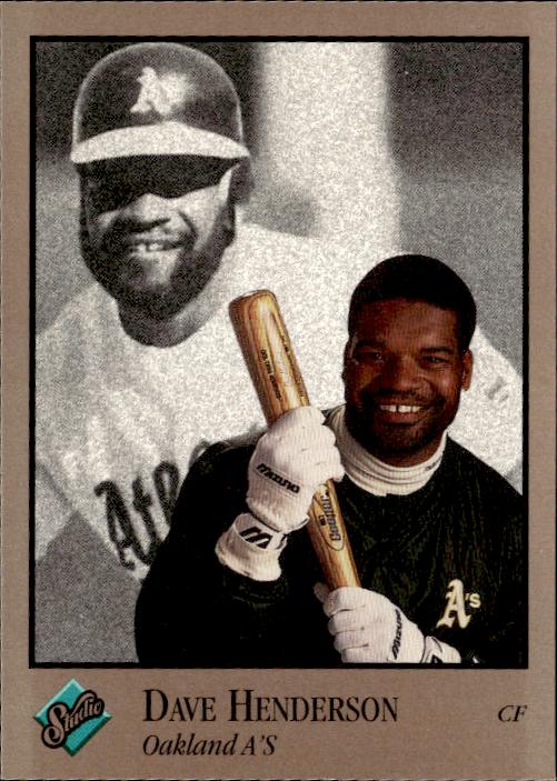 1992 Studio #224 Dave Henderson