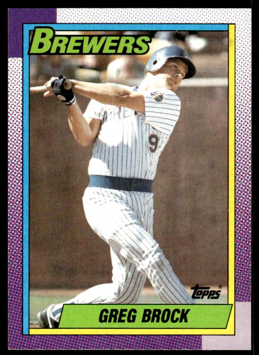 1990 Topps #139 Greg Brock