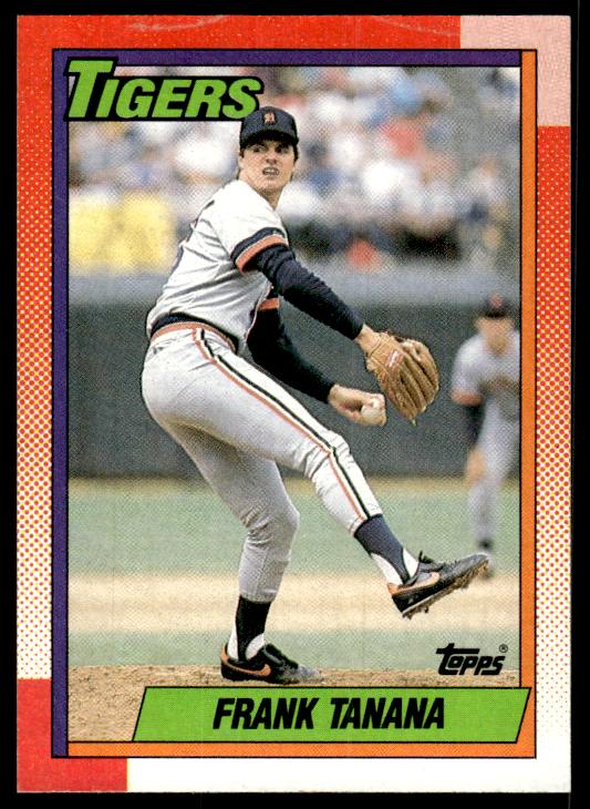 1990 Topps #343 Frank Tanana