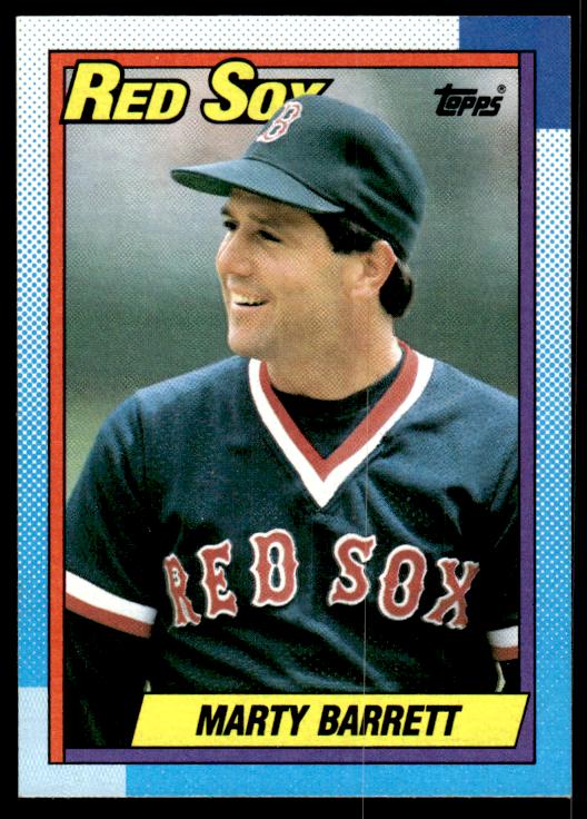 1990 Topps #355 Marty Barrett