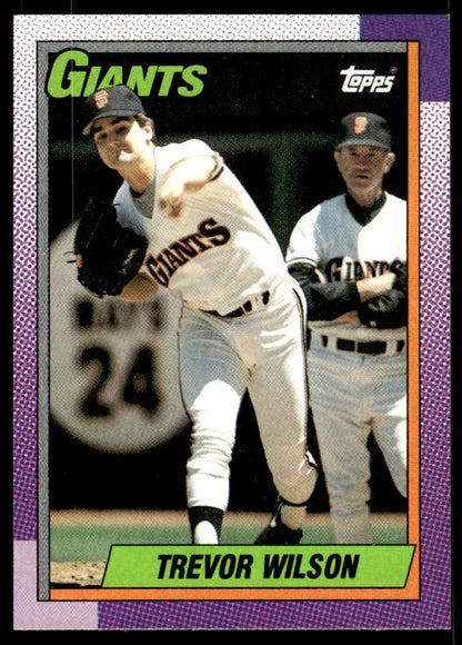 1990 Topps #408 Trevor Wilson