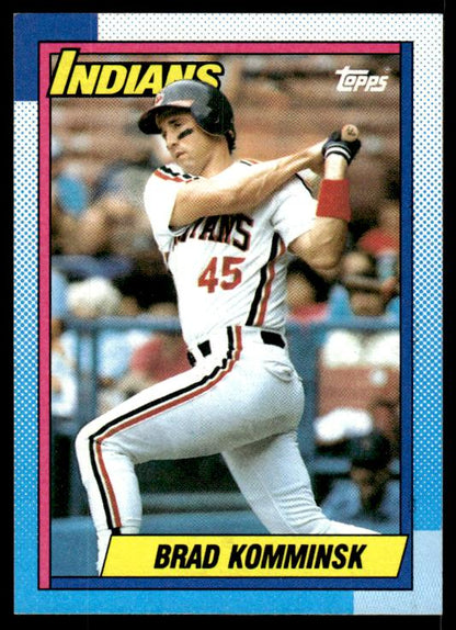 1990 Topps #476 Brad Komminsk