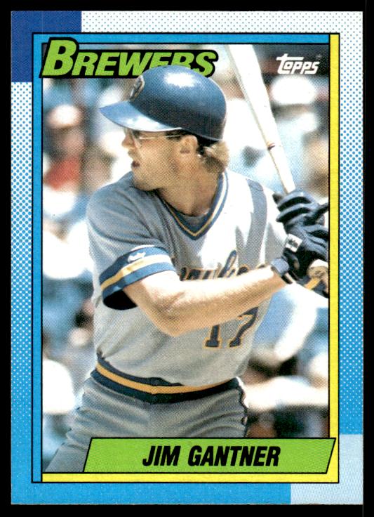 1990 Topps #417 Jim Gantner