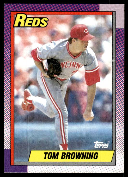 1990 Topps #418 Tom Browning