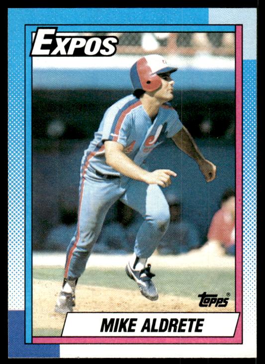 1990 Topps #589 Mike Aldrete