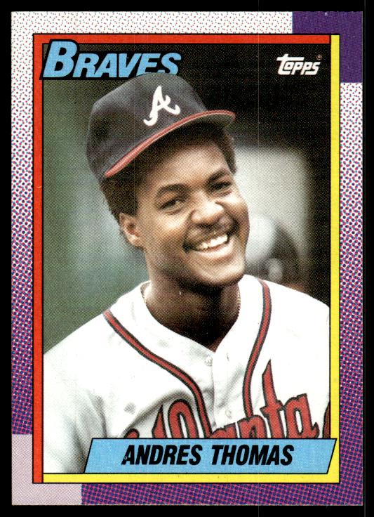 1990 Topps #358 Andres Thomas