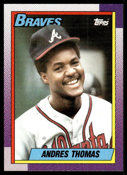 1990 Topps #358 Andres Thomas