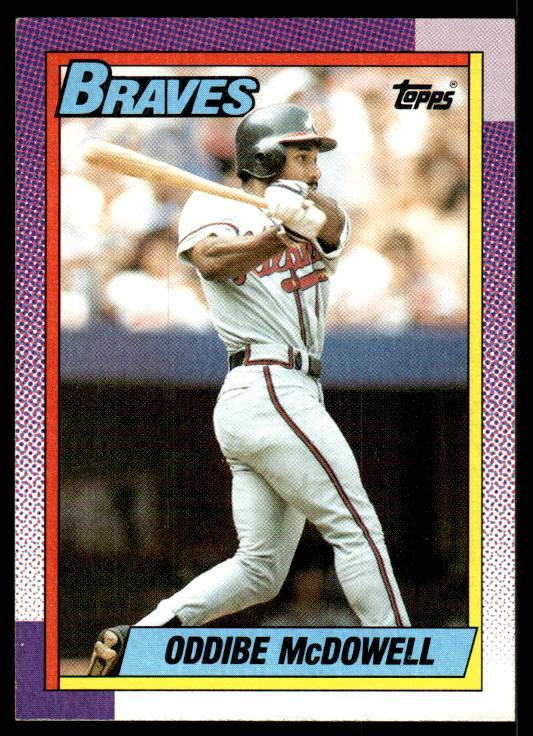 1990 Topps #329 Oddibe McDowell