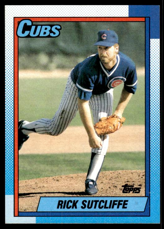 1990 Topps #640 Rick Sutcliffe