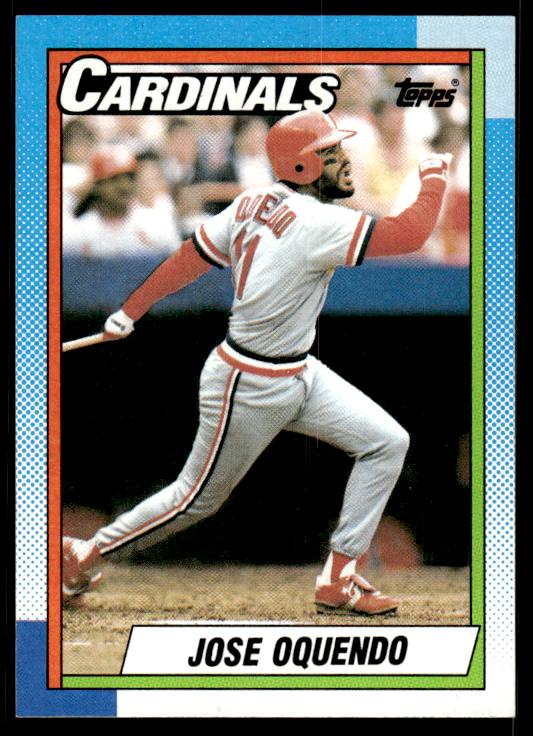 1990 Topps #645 Jose Oquendo