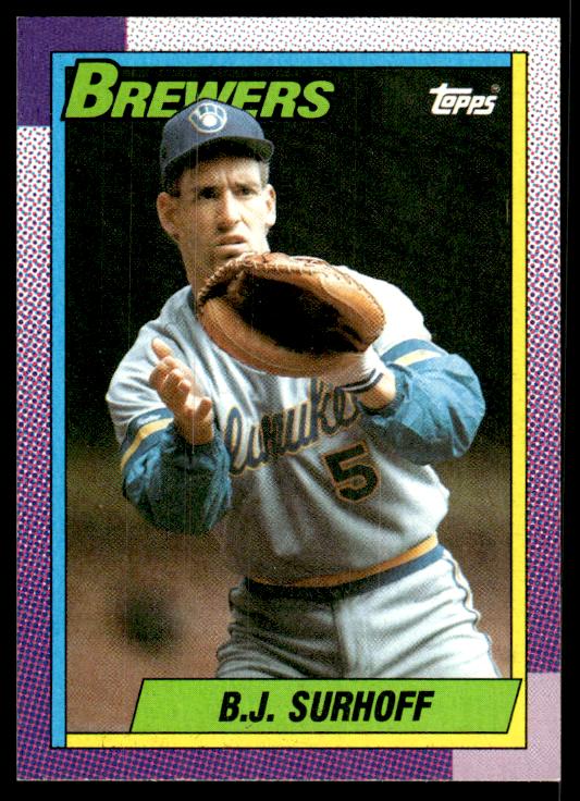 1990 Topps #696 B.J. Surhoff