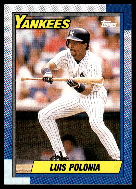 1990 Topps #634 Luis Polonia