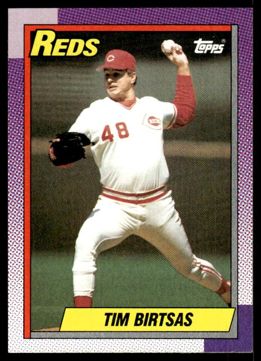 1990 Topps #687 Tim Birtsas