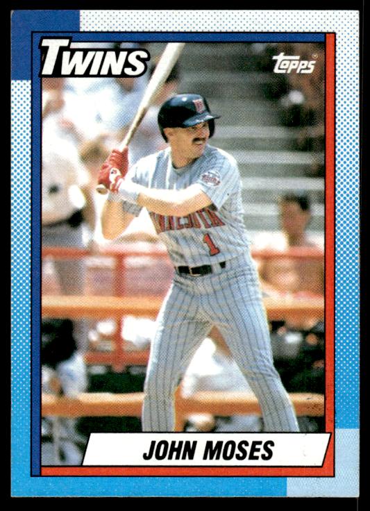 1990 Topps #653 John Moses