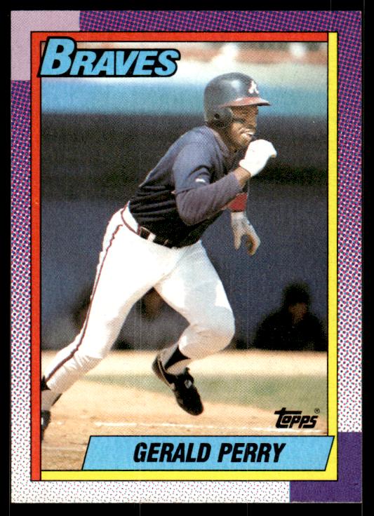 1990 Topps #792 Gerald Perry