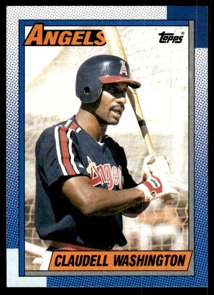 1990 Topps #705 Claudell Washington