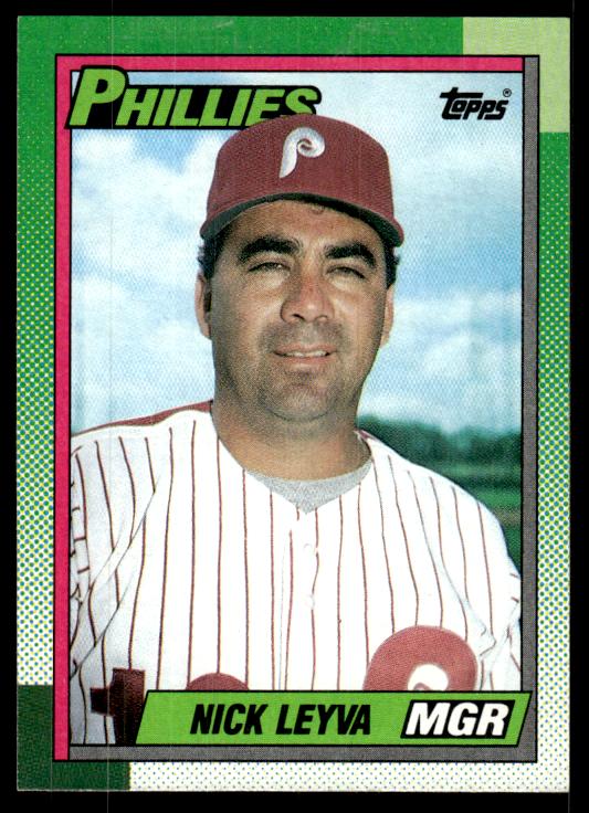 1990 Topps #489 Nick Leyva