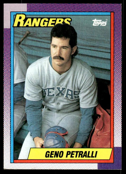 1990 Topps #706 Geno Petralli