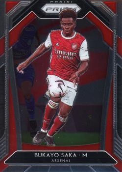 2020-21 Panini Prizm Premier League Bukayo Saka #40 Arsenal FC