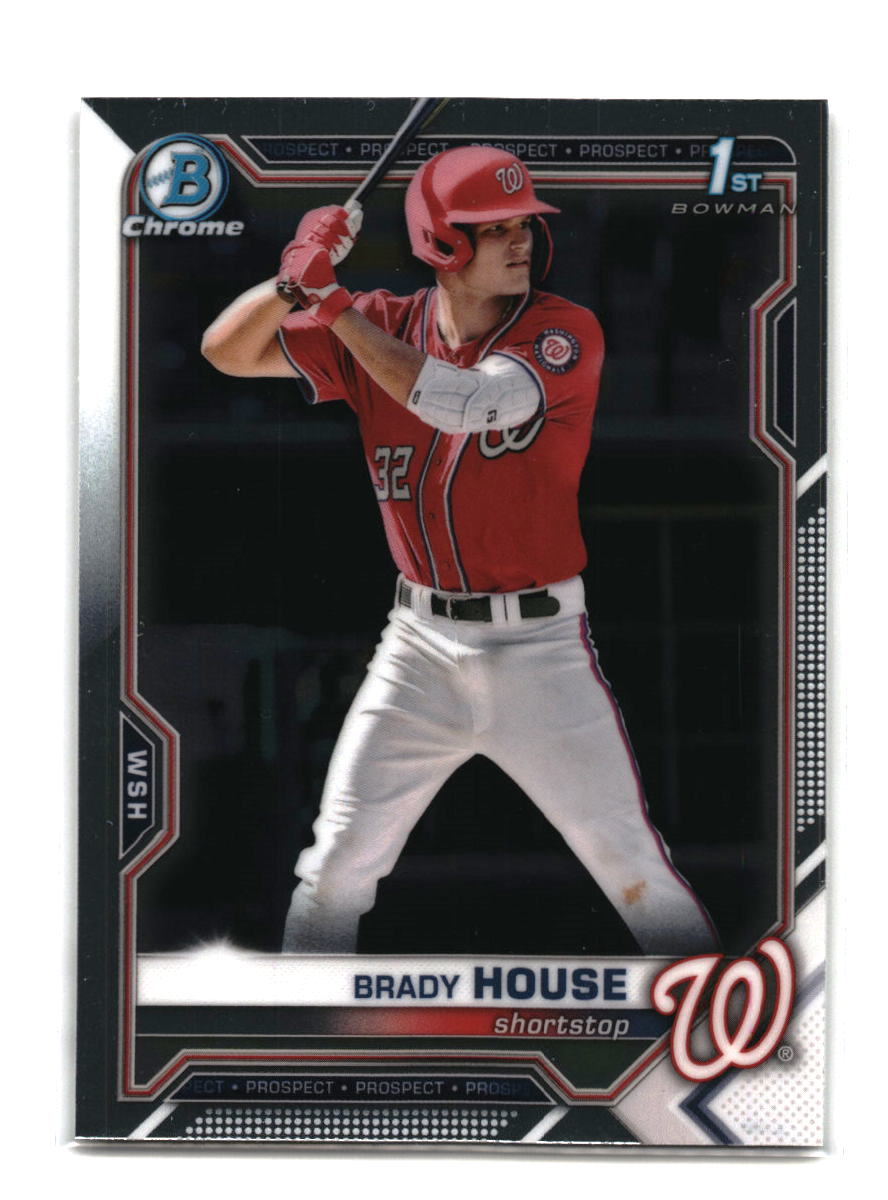 2021 Bowman Draft #BDC-186 Brady House Chrome