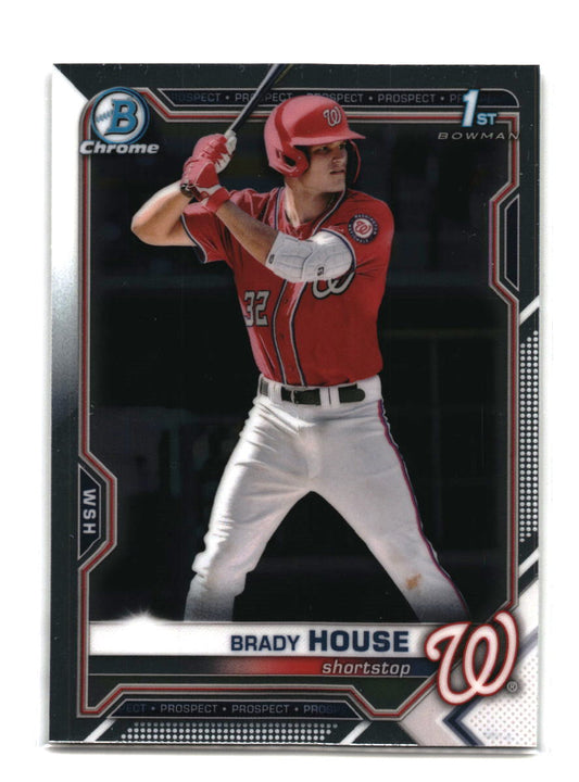 2021 Bowman Draft #BDC-186 Brady House Chrome