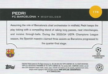2024-25 Topps UEFA Club Competitions Pedri #174 FC Barcelona