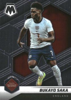 2021-22 Panini Mosaic Road to FIFA World Cup Bukayo Saka #40 England