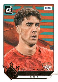 2024-25 Donruss Dusan Vlahovic Pitch Kings #14 Serbia