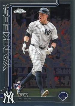 2025 Topps Chrome Ben Rice #139 New York Yankees