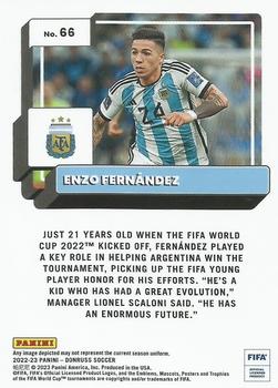 2022-23 Donruss Enzo Fernández Optic #66 Argentina