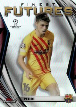 2021-22 Finest UEFA Champions League Pedri Finest Futures #FF-3 FC Barcelona