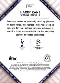 2022-23 Topps UEFA Club Competitions Superstars Harry Kane Elite Focus #EF-HK