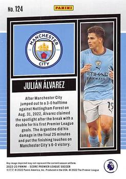 2022-23 Score Premier League #124 Julian Alvarez