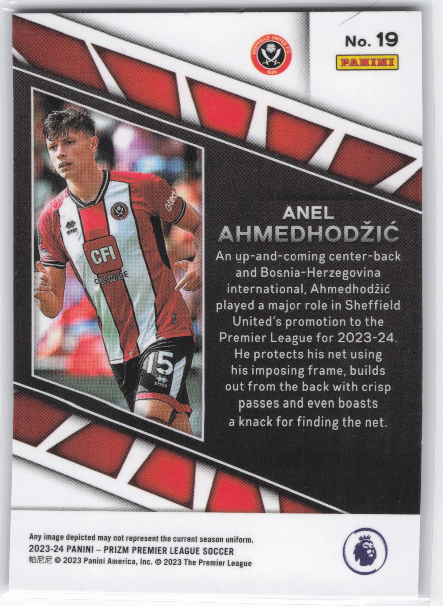 2023-24 Panini Prizm Premier League Anel Ahmedhodzic Center Stage #19