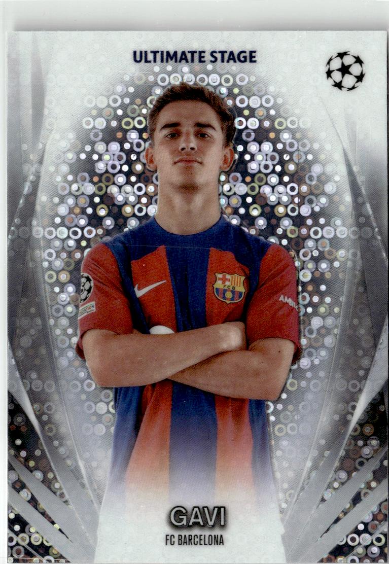 2023-24 Topps UEFA Club Competitions Gavi Ultimate Stage Chrome #USC-18