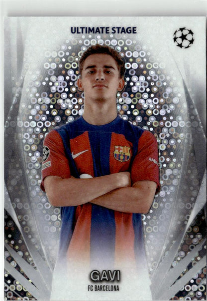 2023-24 Topps UEFA Club Competitions Gavi Ultimate Stage Chrome #USC-18