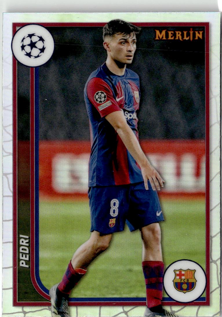 2023-24 Merlin UEFA Club Competitions Pedri Refractor #33 FC Barcelona