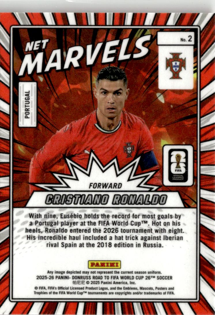 2025-26 Donruss Road to FIFA World Cup Rafael Leão Net Marvels Red #25 Portugal