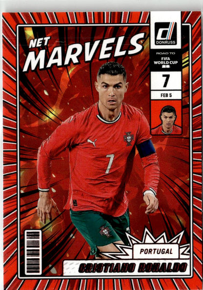 2025-26 Donruss Road to FIFA World Cup Rafael Leão Net Marvels Red #25 Portugal