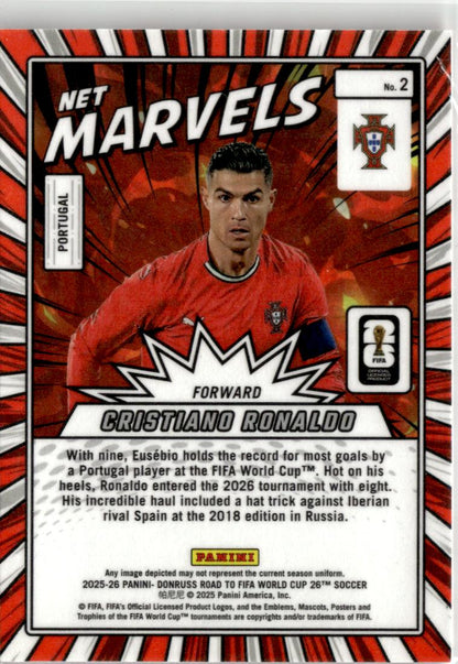 2025-26 Donruss Road to FIFA World Cup Cristiano Ronaldo Net Marvels #2 Portugal