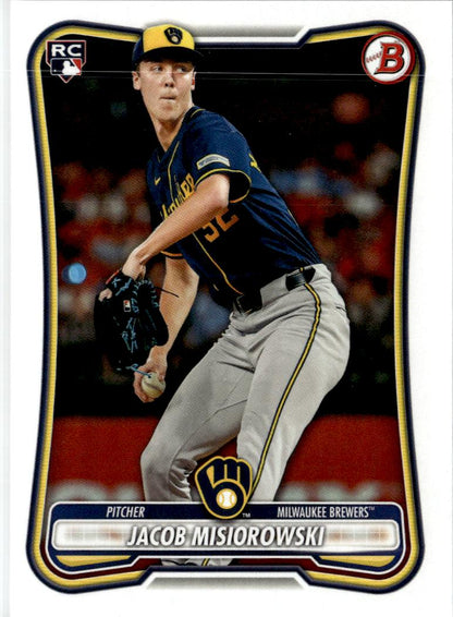 2026 Bowman Jacob Misiorowski #35 Milwaukee Brewers
