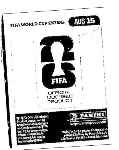 2026 Panini FIFA World Cup Stickers Connor Metcalfe Red #AUS15 Australia