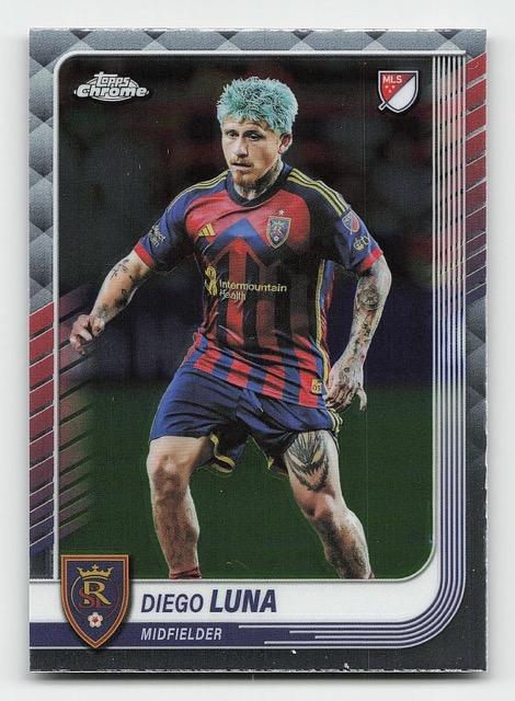 2025 Topps Chrome MLS Diego Luna #149 Real Salt Lake