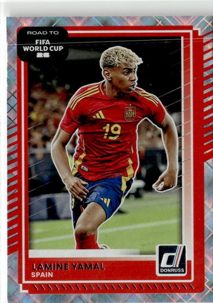 2025-26 Donruss Road to FIFA World Cup Lamine Yamal Cubic #10 Spain