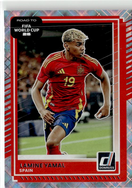 2025-26 Donruss Road to FIFA World Cup Lamine Yamal Cubic #10 Spain