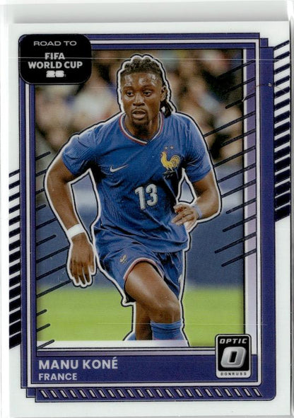 2025-26 Donruss Road to FIFA World Cup Manu Kone Optic #136 France