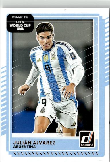 2025-26 Donruss Road to FIFA World Cup Julian Alvarez #157 Argentina