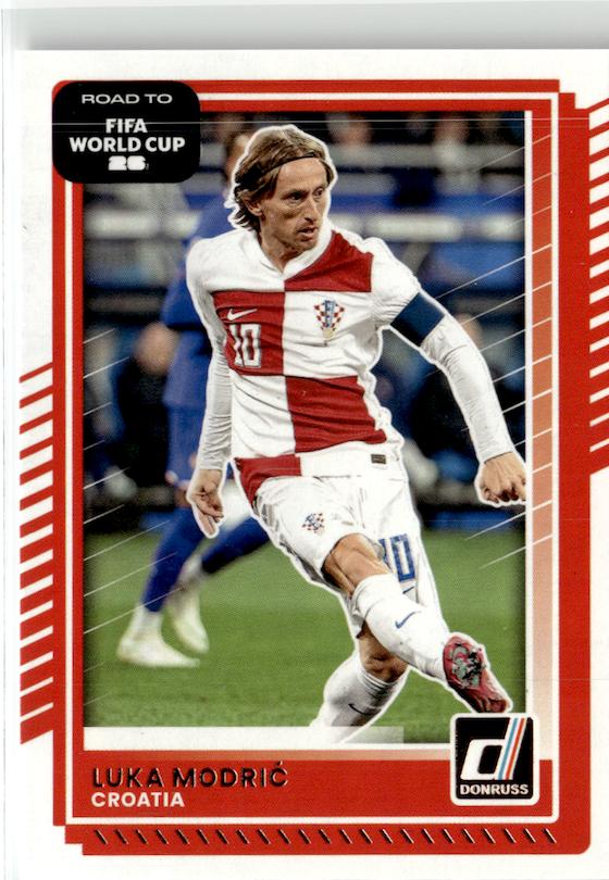 2025-26 Donruss Road to FIFA World Cup Luka Modric #61 Croatia