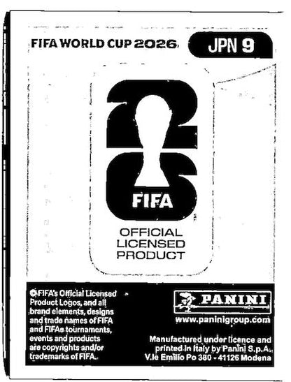 2026 Panini FIFA World Cup Stickers Yuki Soma #JPN9 Japan